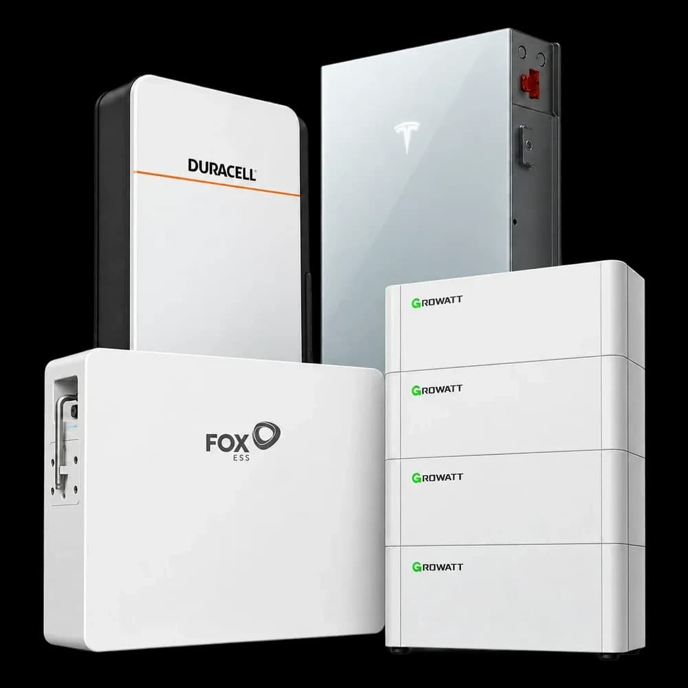 Duracell, Tesla, Fox ESS and Growatt home batteries