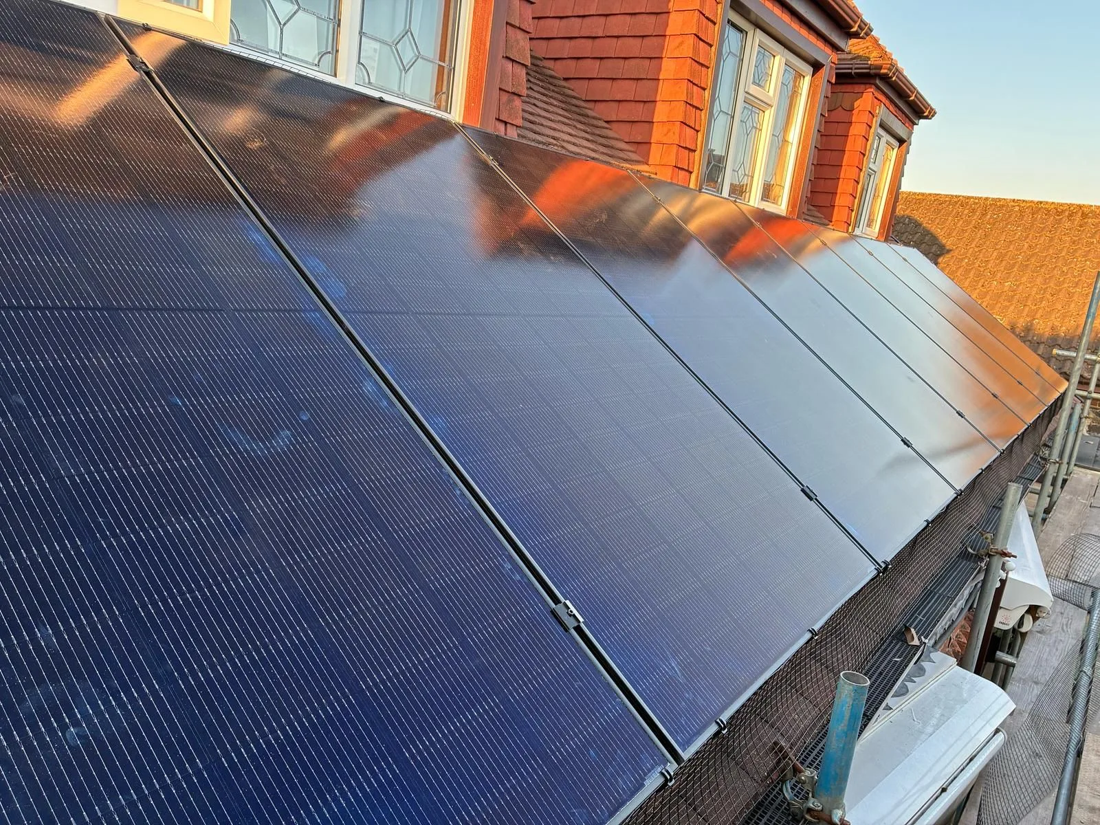Solar panels on a home roof in Havering, Essex: 12 panels, 6 kWp