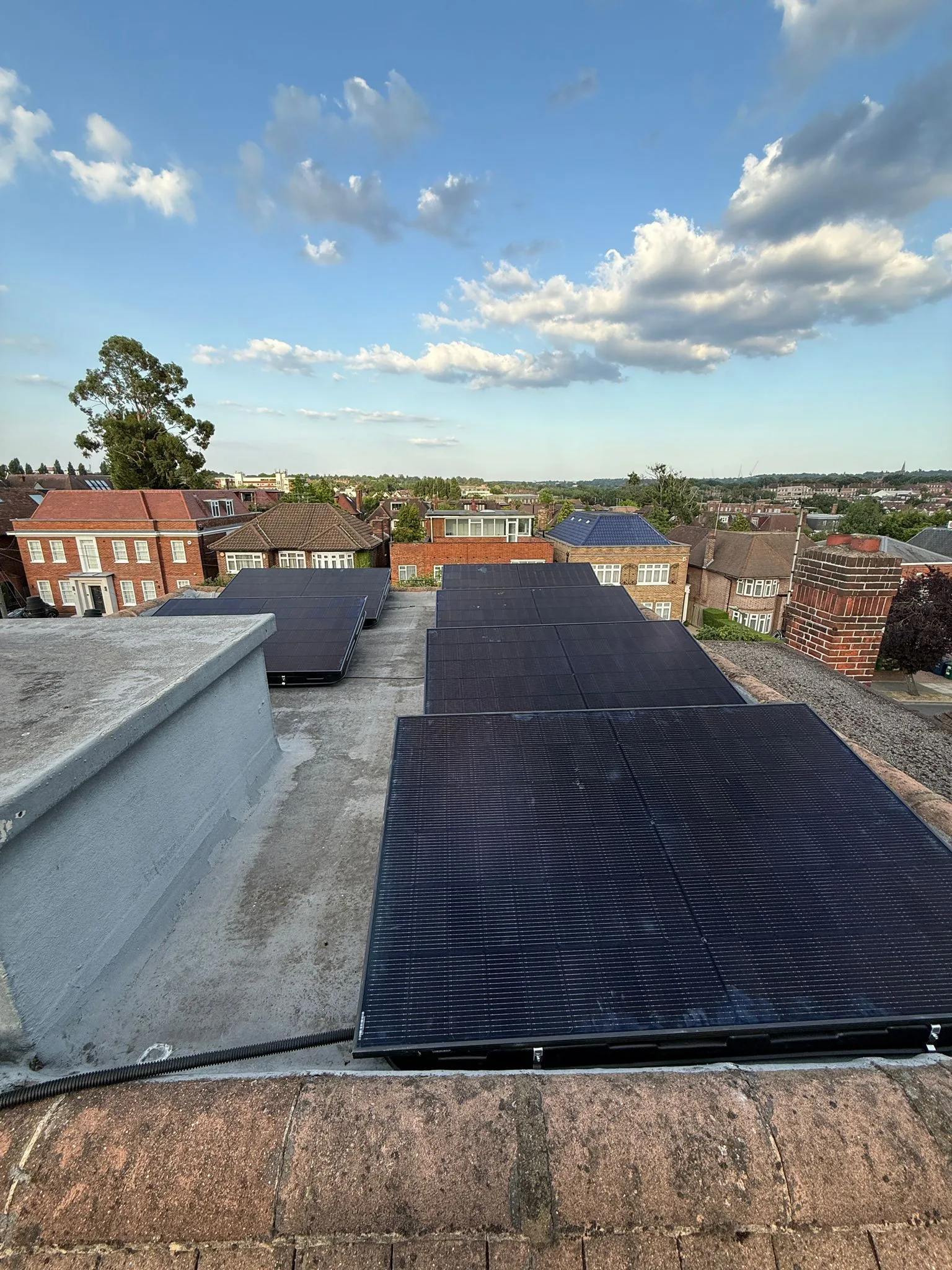 Solar panels on a home roof in Barnet: 12 panels, 5.4 kWp