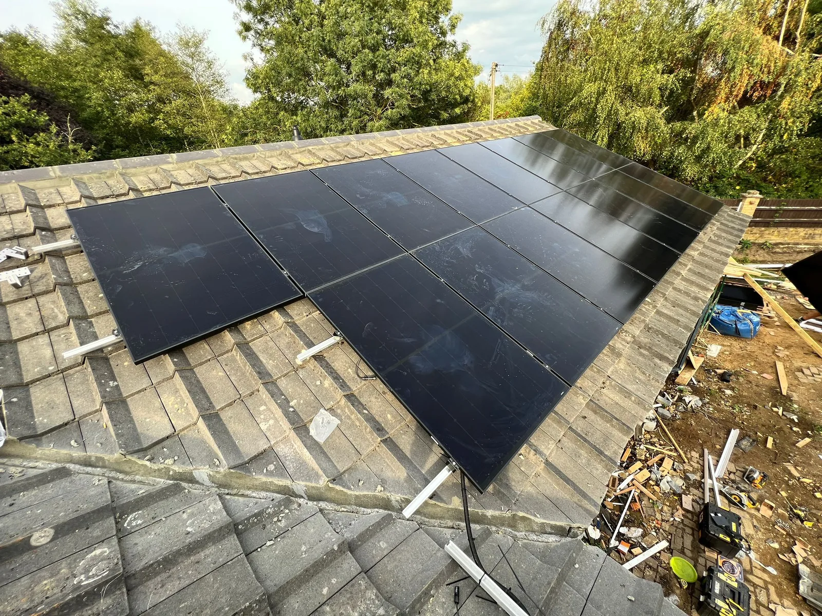 Solar panels on a home roof in Surrey: 26 panels, 10.4 kWp
